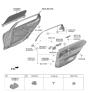 Diagram for 2024 Hyundai Genesis G80 Car Speakers - 96316-T1500