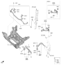 Diagram for 2024 Hyundai Genesis G80 Control Arm - 54401-T1500