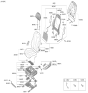 Diagram for 2024 Hyundai Genesis Electrified GV70 Seat Motor - 88585-J5100