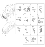 Diagram for Hyundai Ioniq 5 N Air Bag Sensor - 95920-L1000