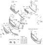 Diagram for 2024 Hyundai Genesis G80 Grille - 86350-T1570