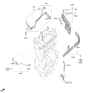 Diagram for Hyundai Genesis G90 Coolant Pipe Seal - 25462-3N100