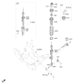 Diagram for 2024 Hyundai Genesis G80 Axle Beam Mount - 54699-T1000