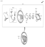 Diagram for 2024 Hyundai Genesis Electrified G80 Cruise Control Switch - 96720-T1855-OWN