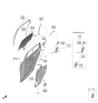 Diagram for 2024 Hyundai Genesis G80 Window Motor - 83460-T1000