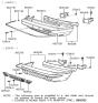 Diagram for 1992 Hyundai Sonata Grille - 86512-33550