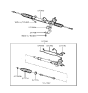 Diagram for 1991 Hyundai Sonata Rack And Pinion - 57700-33200