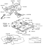 Diagram for 1988 Hyundai Sonata Dash Panels - 84124-33310