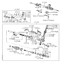 Diagram for 1991 Hyundai Sonata Rack And Pinion - 57700-33100