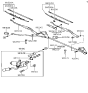 Diagram for Hyundai Sonata Wiper Motor - 98100-33201
