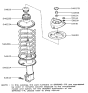 Diagram for 1990 Hyundai Sonata Shock Absorber - 54650-33100