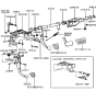 Diagram for 1992 Hyundai Sonata Brake Pedal - 32810-33000