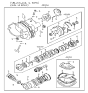 Diagram for 1988 Hyundai Sonata Automatic Transmission Overhaul Kit - 45010-33A00