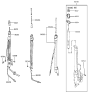 Diagram for 1991 Hyundai Sonata Antenna - 96210-33012