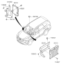Diagram for 2017 Hyundai Santa Fe Engine Control Module - 39100-3CDP2