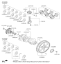 Diagram for 2018 Hyundai Santa Fe Piston Ring Set - 23040-3CGA1