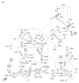 Diagram for Hyundai Santa Fe Rear Crossmember - 55405-B8151