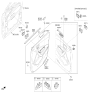 Diagram for 2017 Hyundai Santa Fe Power Window Switch - 93570-4Z405
