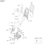 Diagram for Hyundai Santa Fe Seat Cushion - 88108-B8525-ZZM