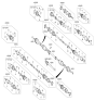 Diagram for 2015 Hyundai Santa Fe Axle Shaft - 49560-C5450