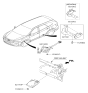Diagram for Hyundai Santa Fe Light Control Module - 92170-B8500