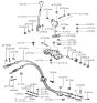 Diagram for 1990 Hyundai Scoupe Shift Cable - 43794-23000