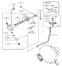 Diagram for Hyundai Scoupe Hydraulic Hose - 41460-22002