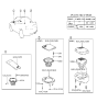 Diagram for 1993 Hyundai Scoupe Car Speakers - 96320-23510