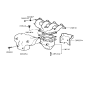 Diagram for 1991 Hyundai Scoupe Catalytic Converter - 28530-22040