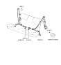 Diagram for 1991 Hyundai Scoupe Seat Belt - 89820-23100-MB