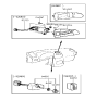 Diagram for 1991 Hyundai Scoupe Dimmer Switch - 94950-23200