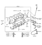 Diagram for 1990 Hyundai Scoupe Oil Pressure Switch - 94750-22110