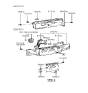 Diagram for 1992 Hyundai Scoupe Light Socket - 87395-23250