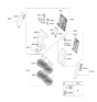 Diagram for 2024 Hyundai Sonata Hybrid Seat Cover - 89160-L5010-VSA
