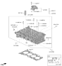 Diagram for 2024 Hyundai Sonata Hybrid Cylinder Head - 5N21G-2JA03