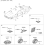 Diagram for 2025 Hyundai Sonata Car Speakers - 96380-L1201