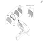 Diagram for 2021 Hyundai Sonata Hybrid Instrument Cluster - 94011-L5240