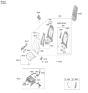Diagram for Hyundai Sonata Hybrid Seat Cushion - 88200-L1710-VSA