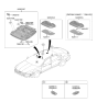 Diagram for 2026 Hyundai Tucson Dome Light - 92850-L5100-MMH