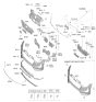 Diagram for Hyundai Sonata Parking Assist Distance Sensor - 99350-L1000-NT2