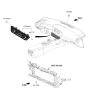 Diagram for Hyundai Sonata Hybrid A/C Switch - 97250-L5180-SSW