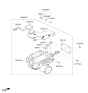 Diagram for Hyundai Sonata Hybrid Brake Master Cylinder Reservoir - 58520-L5200