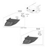 Diagram for 2023 Hyundai Sonata Back Up Light - 92402-L5100