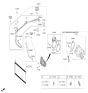 Diagram for Hyundai Sonata Hybrid A/C Hose - 97775-L5000