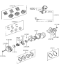 Diagram for 1998 Hyundai Sonata Crankshaft Pulley - 23129-35010