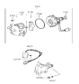 Diagram for 1995 Hyundai Sonata Distributor - 27100-35600