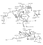 Diagram for 1995 Hyundai Sonata Brake Line - 58731-34001