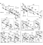 Diagram for 1998 Hyundai Sonata Axle Shaft - 49607-34A30