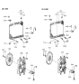 Diagram for Hyundai Sonata Radiator fan - 25231-34100