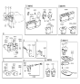 Diagram for Hyundai Sonata Mirror Switch - 93572-34800